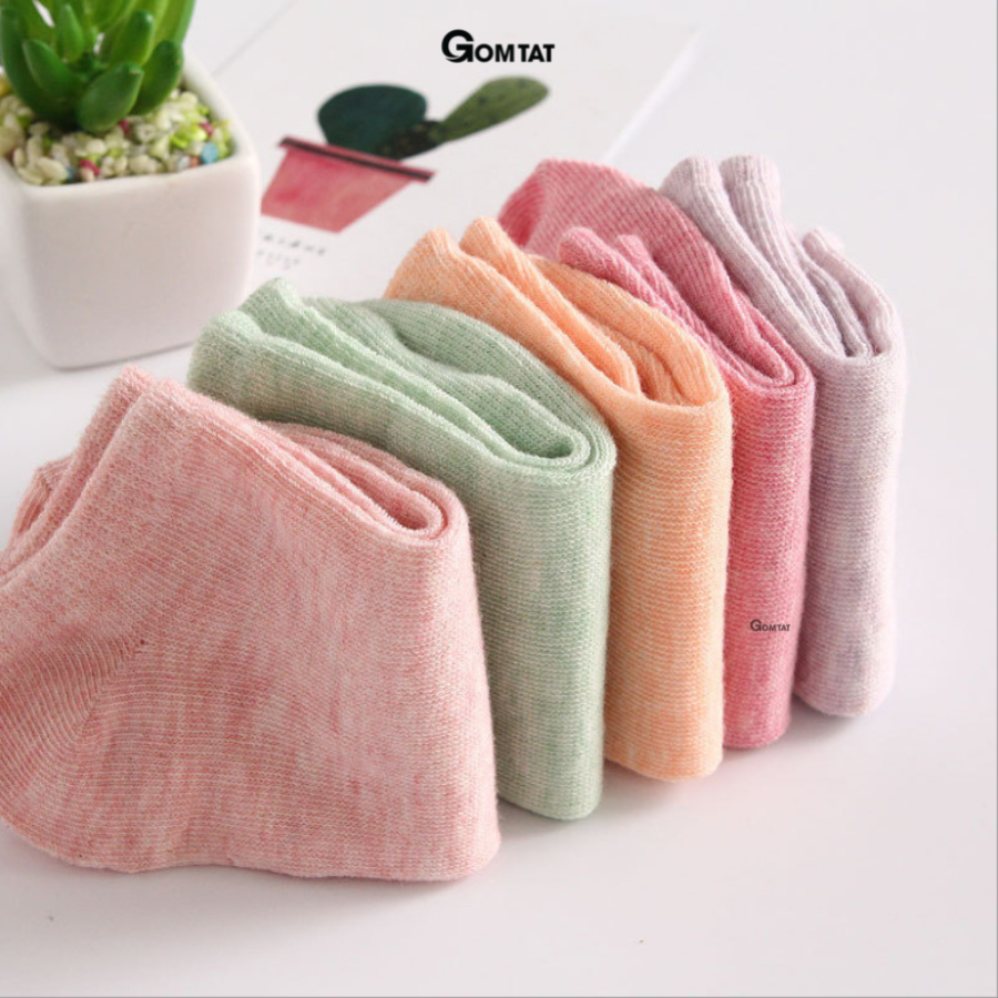 Set 5 đôi Tất Nữ Cổ Ngắn Hàn Quốc
