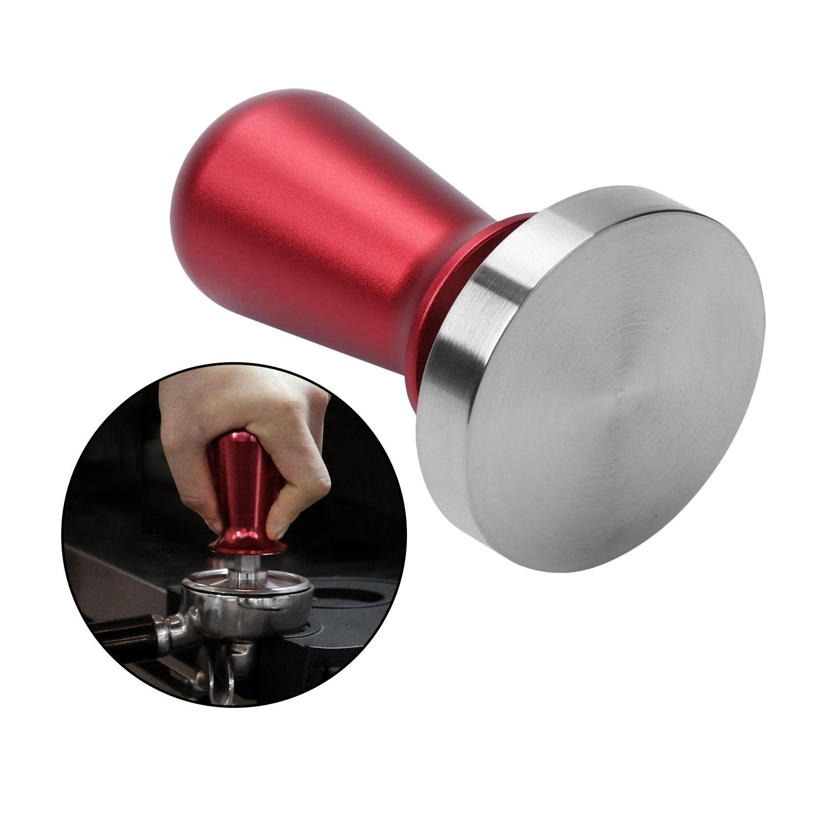 2x Barista Coffee Tamper Coffee Bean Hand Press Flat Base 57.5MM Coffee Machine Coffee Leveler Home