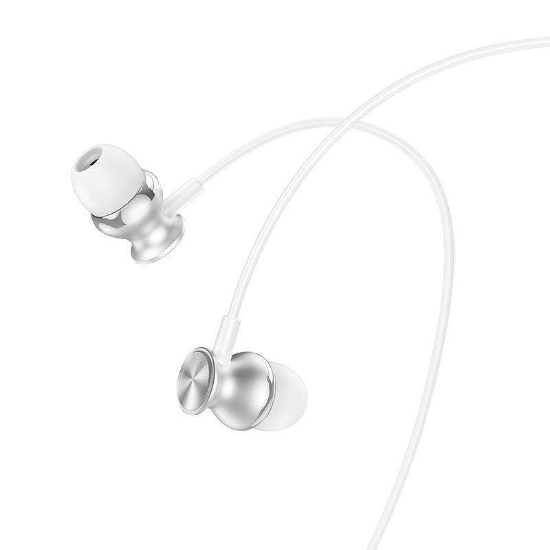 Ưu đãi đặc biệt HOCO hoco M106 dây kim loại mới điều khiển với lúa mì tai nghe in-ear 3.5mm tai nghe nhạc chạy đa năng