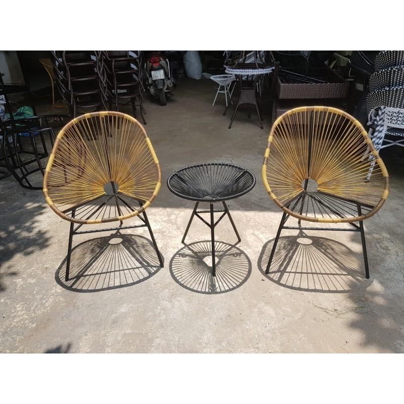Bộ ghế ban công giả mây giá sỉ g5