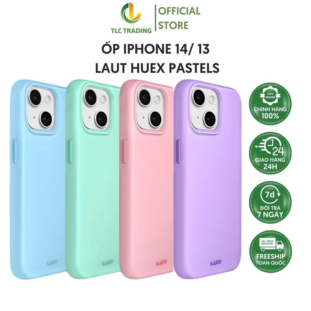 Ốp Lưng Dành Cho Iphone 13 LAUT Huex Pastels Màu Sắc Thời Trang Vỏ Bọc Cao Su Chống Sốc - Hàng chính hãng