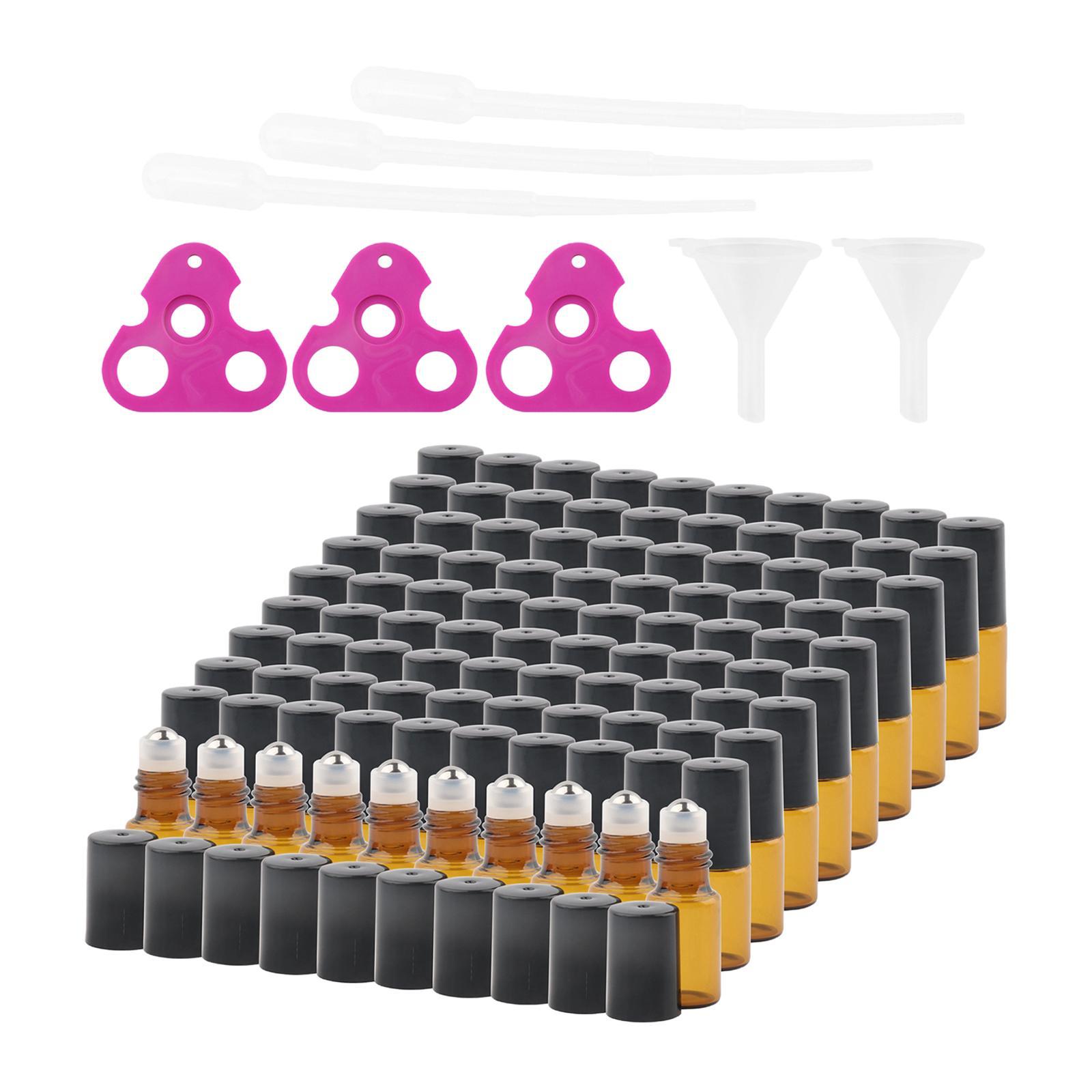Rollerball Bottle Cosmetic Container Roll on for Essential Oil Liquids