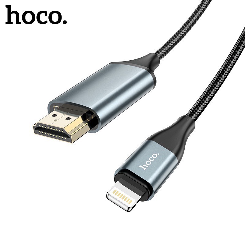 Đầu chuyển Hoco UA15 / UA13 cho iPhone/iPad/Type C to HDMI hàng chính hãng, truyền hình ảnh, âm thanh từ điện thoại sang màn hình, Tivi
