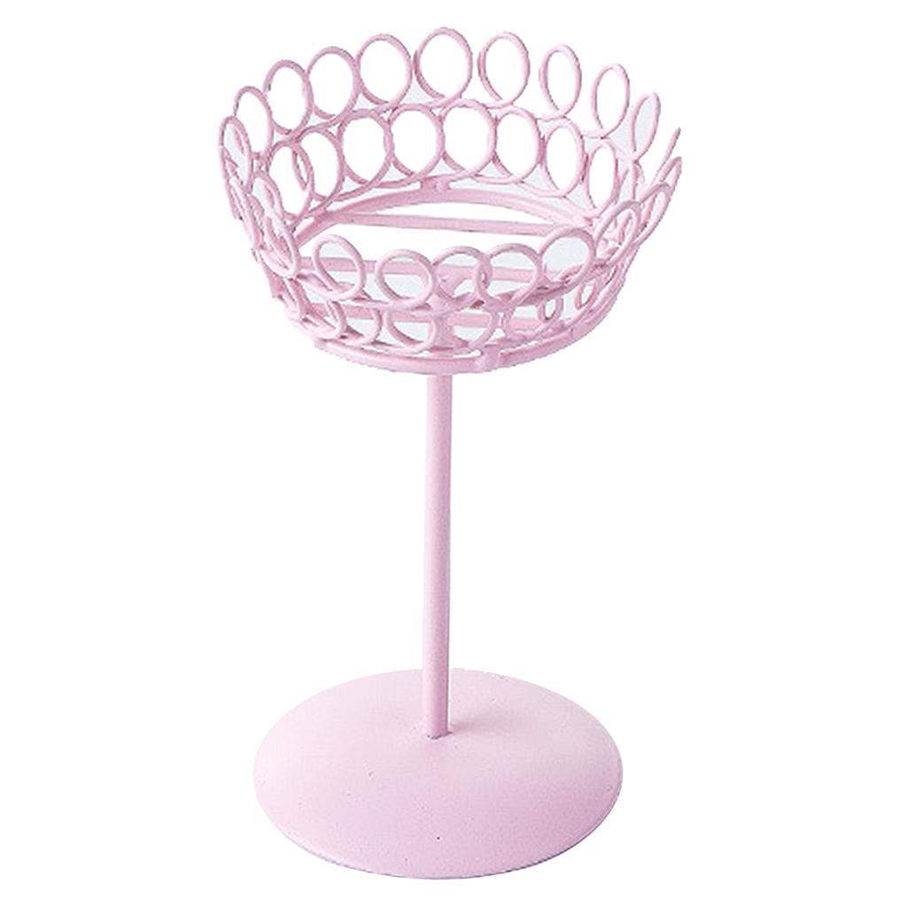 Wedding birthday cake stand iron cupcake dessert display stand pink