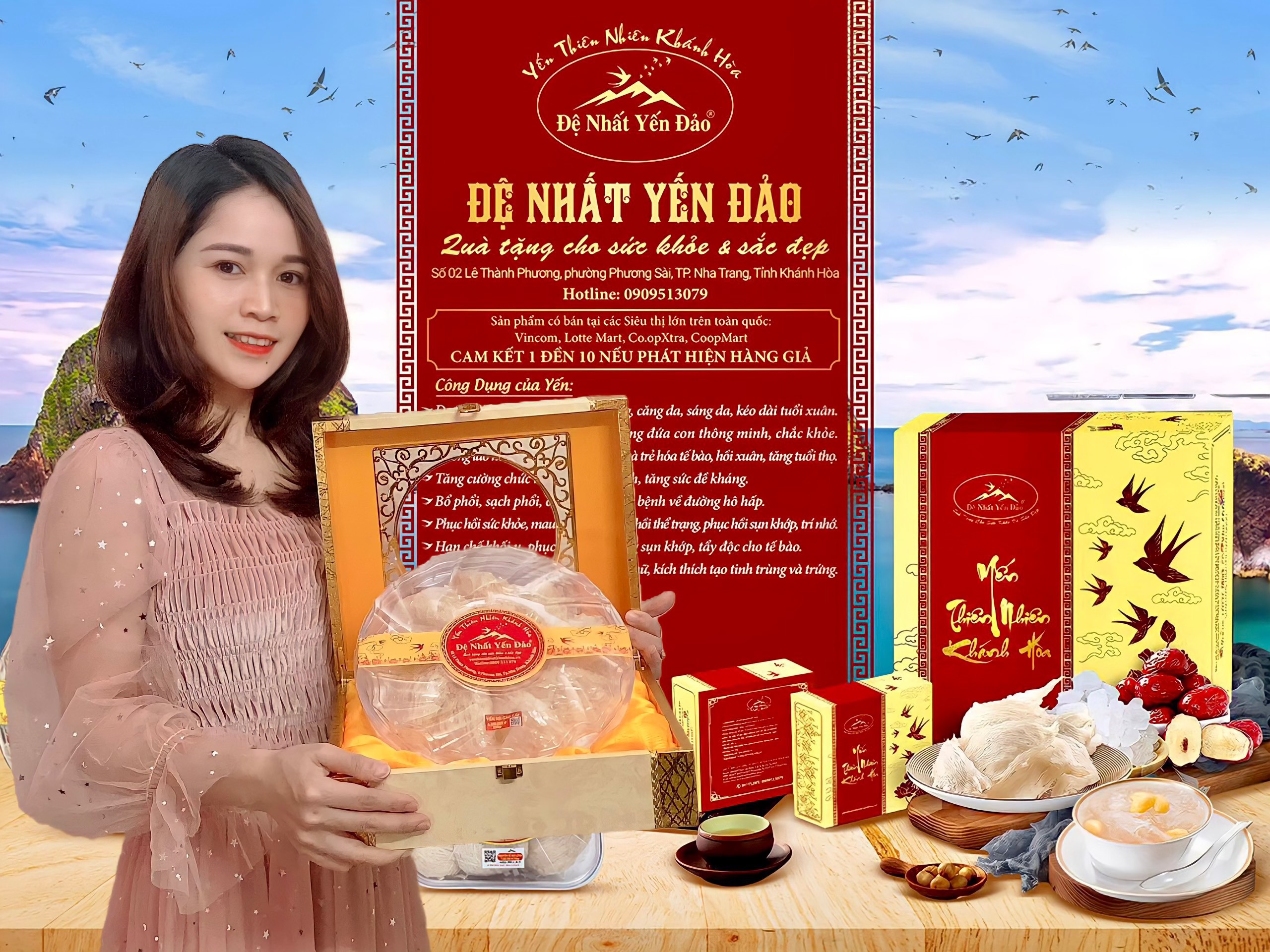 [TOP SALES] Yến Khánh Hòa - Yến Sợi Cao Cấp [Hộp 50g] - Đệ Nhất Yến Đảo - Bồi Bổ Sức Khỏe - Phục Hồi Chức Năng Phổi - Phụ Nử Sau Sinh - Đẹp Da - Chống Lão Hóa - Kéo Dài Thanh Xuân - Hỗ Trợ Điều Trị Ung Thư -Tăng Cường Sinh Lý -Trí Nhớ - Cải Thiện Giấc Ngủ