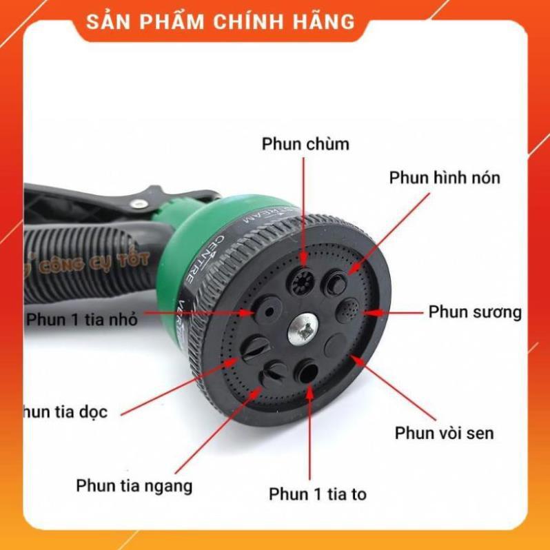 Vòi xịt rửa xe,Vòi phun nước tưới cây tăng áp thông minh 8 chế độ 815621