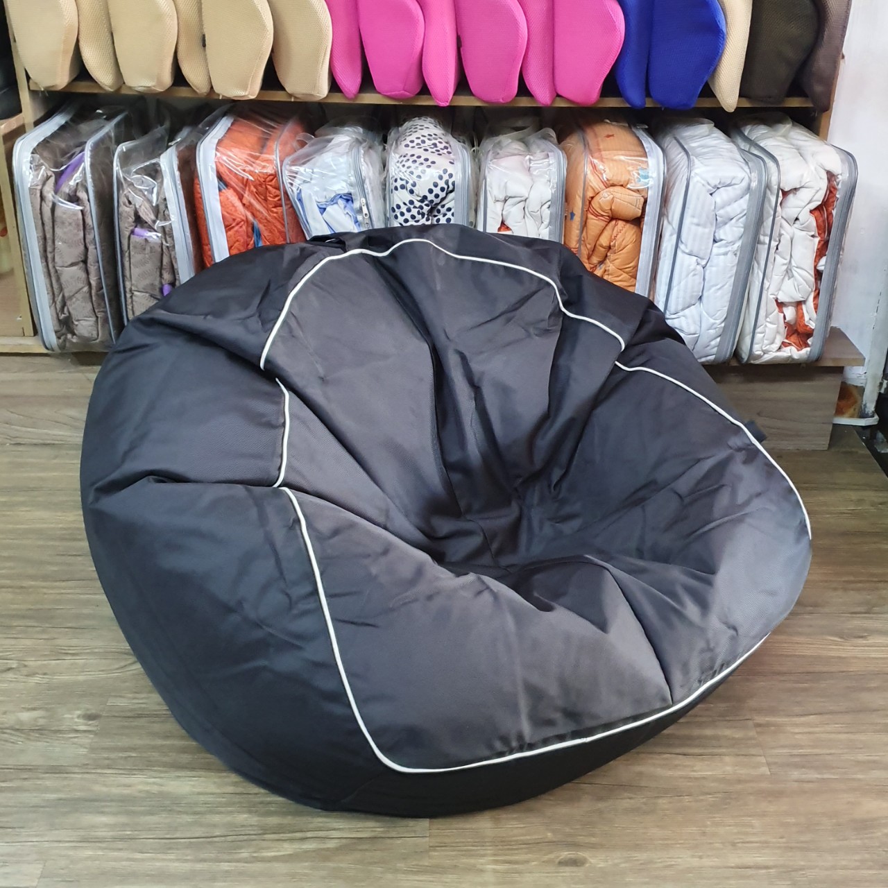 Beanbag Casual Màu Đen