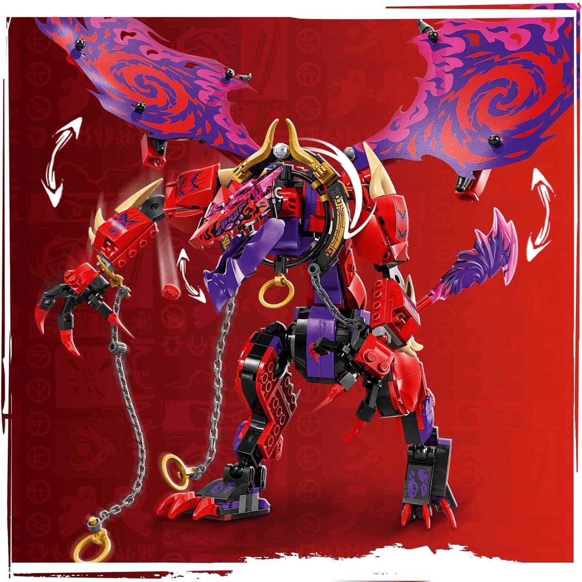 Đồ Chơi Lắp Ráp Rồng Thần Sức Mạnh Thunderfang LEGO NINJAGO 71832 (668 chi tiết)