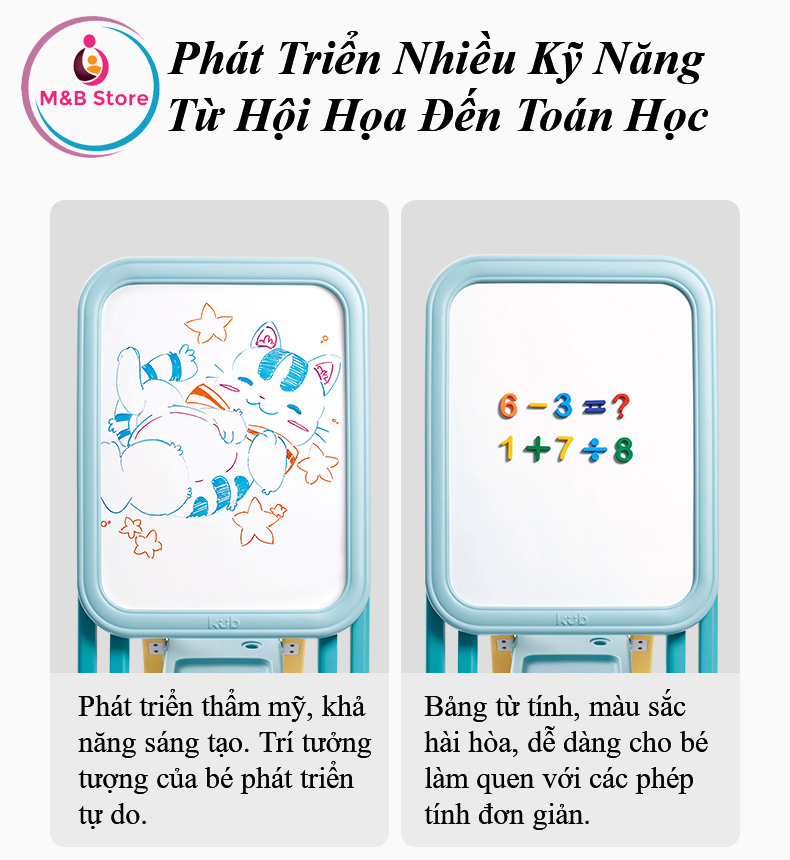 Bảng Vẽ Từ Tính Lớn Cho Bé - KUB