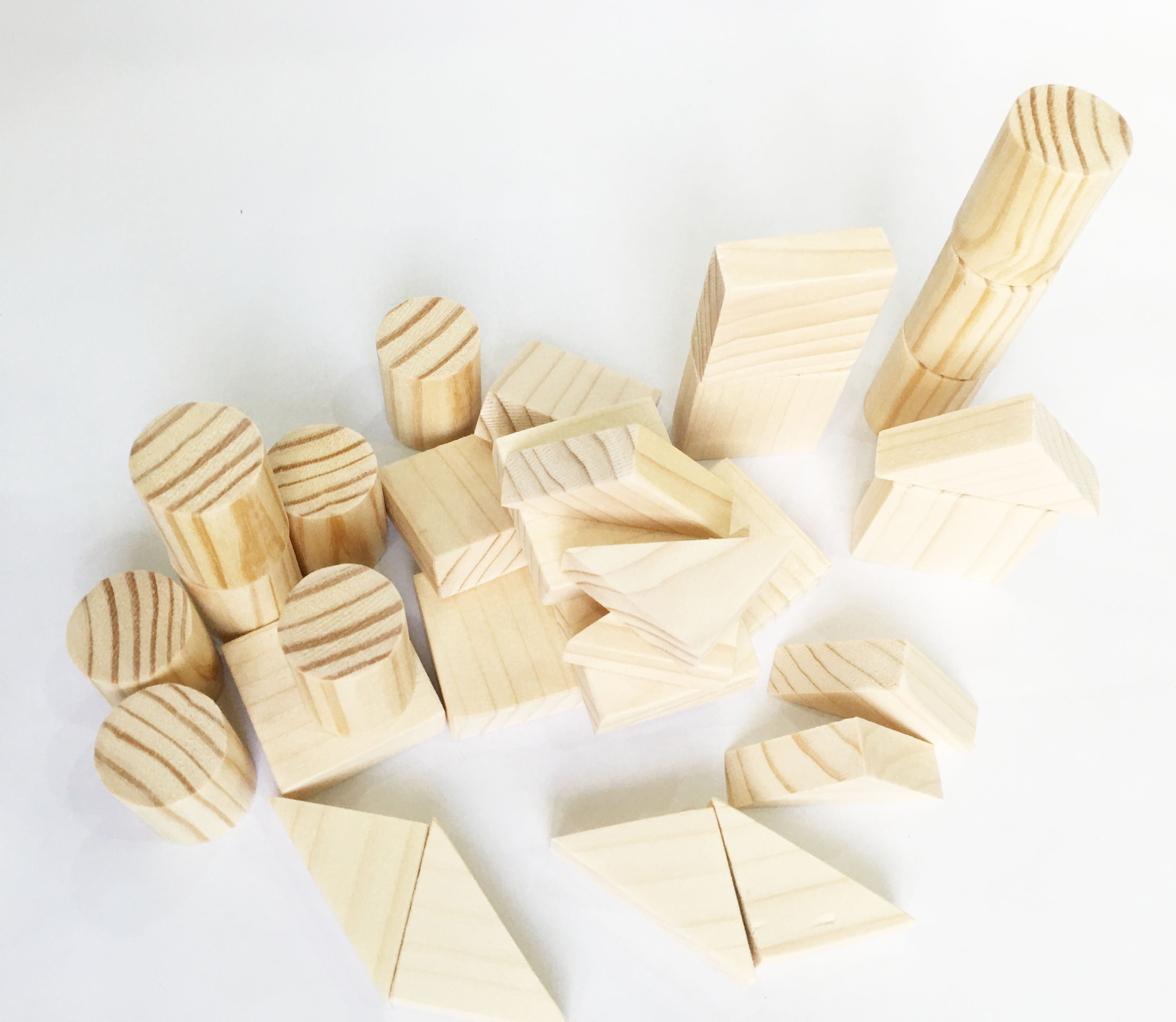 Combo 30 miếng gỗ xếp hình bằng gỗ thông  làm mô hình, handmade, vẽ trang trí hoặc đồ chơi mô hình