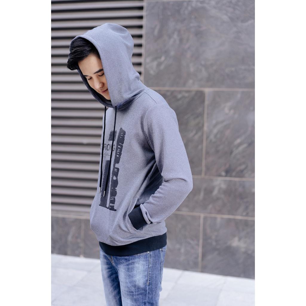 Áo Hoodie Nam Biman By Biluxury (4ANOT008GHT) Chất Nỉ Dày Có Mũ Kiểu Dáng Thể Thao Trẻ Trung Mềm Mịn Không Bông Xù