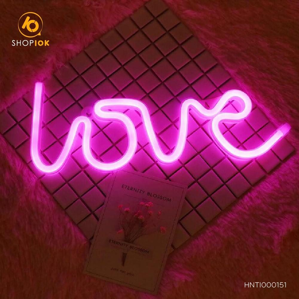 Đèn trang trí hình chữ Love, chữ Home, hình tim, hình ngựa Unicor với ánh sáng lung linh