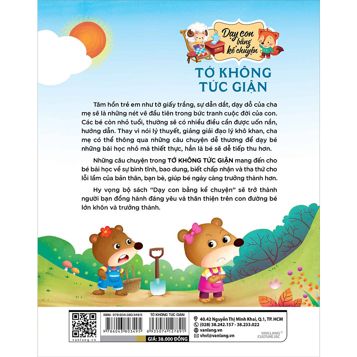 Dạy Con Bằng Kể Chuyện - Tớ Không Tức Giận - Vanlangbooks