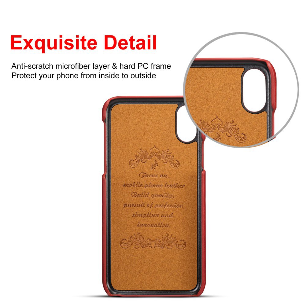 Casing for iPhone 12 Pro Max iPhone 12 Mini Case Calf Leather Cover 2 Card Slot