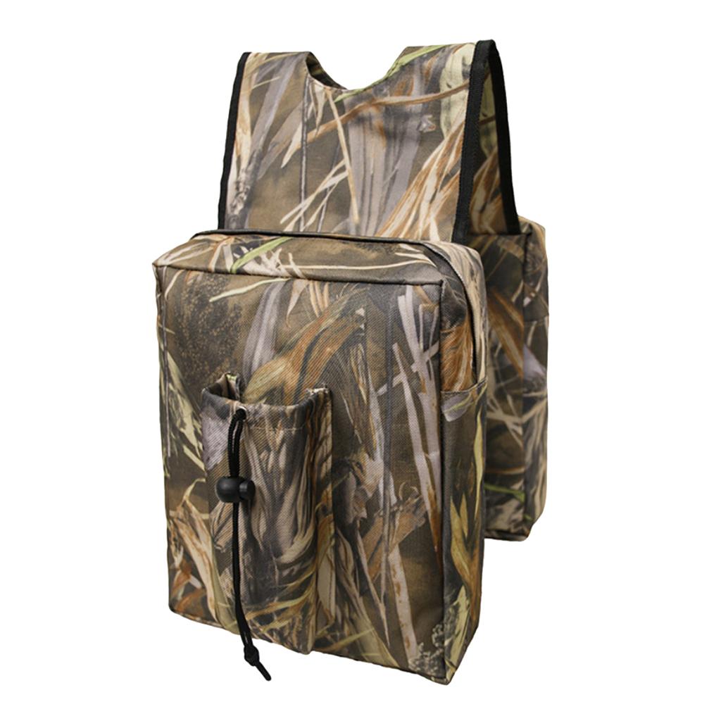 Waterproof Oxford UTV ATV Tank Bags Camo Universal Saddle Bag Organizer Camo