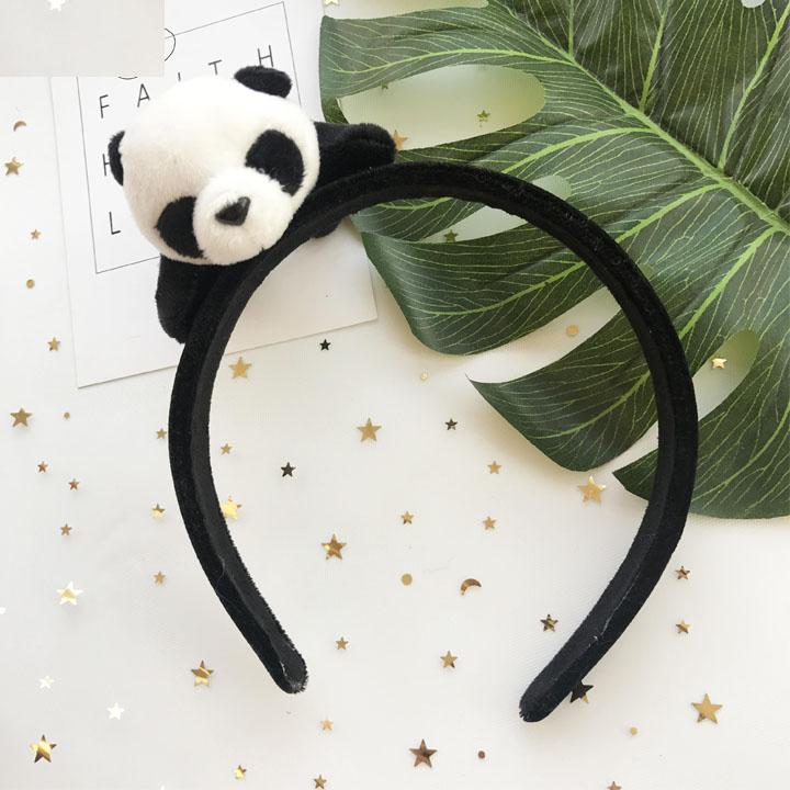 Bờm GẤU TRÚC nằm và 2 con dễ thương cài tóc nữ ngộ nghĩnh quà tặng xinh xắn