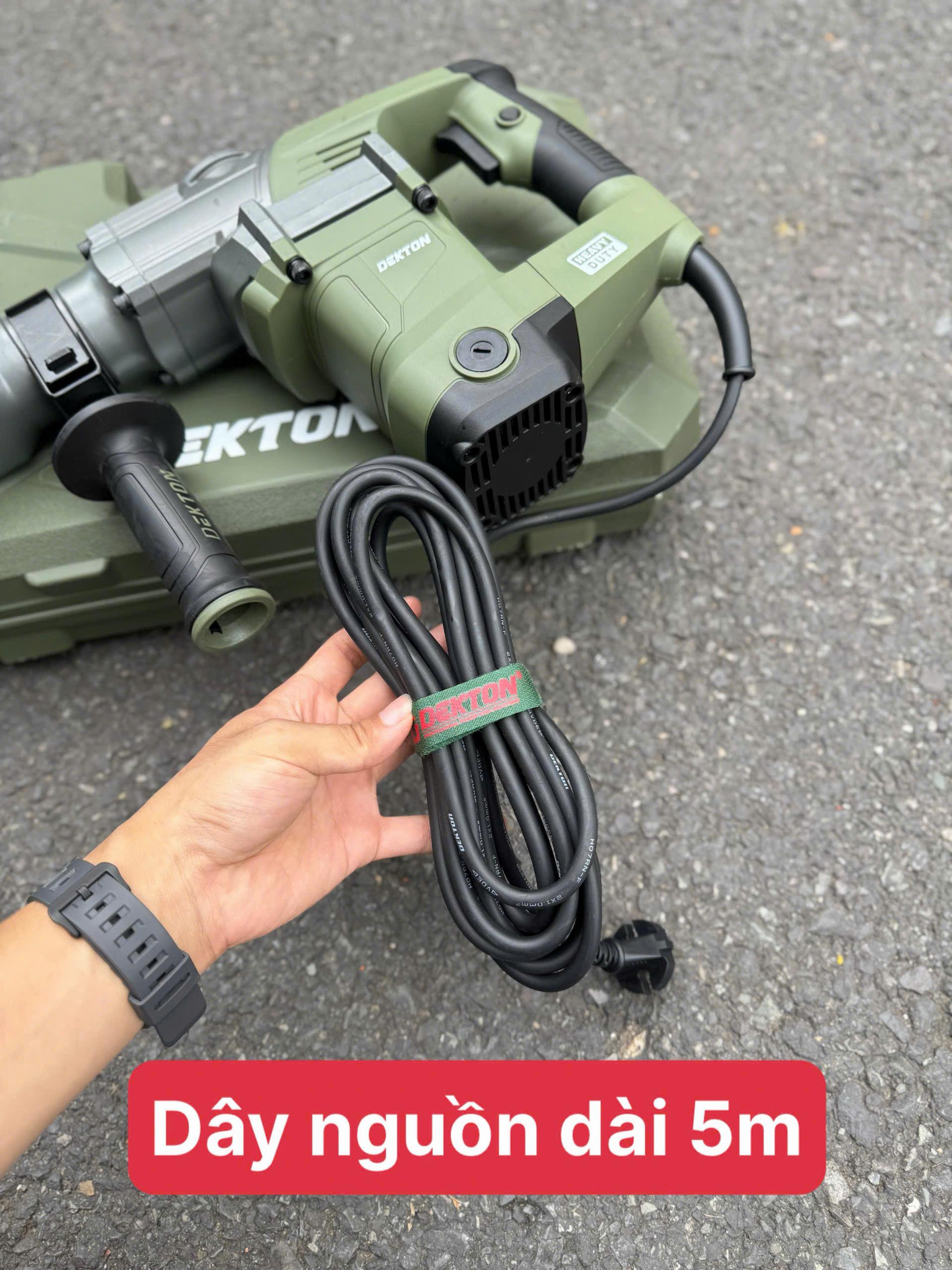 MÁY ĐỤC BÊ TÔNG 17MM 1600W CÓ LY HỢP CƠ 22J DK-DH3901XPRO DEKTON - HÀNG CHÍNH HÃNG