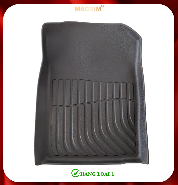 Thảm lót sàn xe ô tô Hyundai Accent 2024+ Nhãn hiệu Macsim chất liệu nhựa TPE cao cấp màu đen