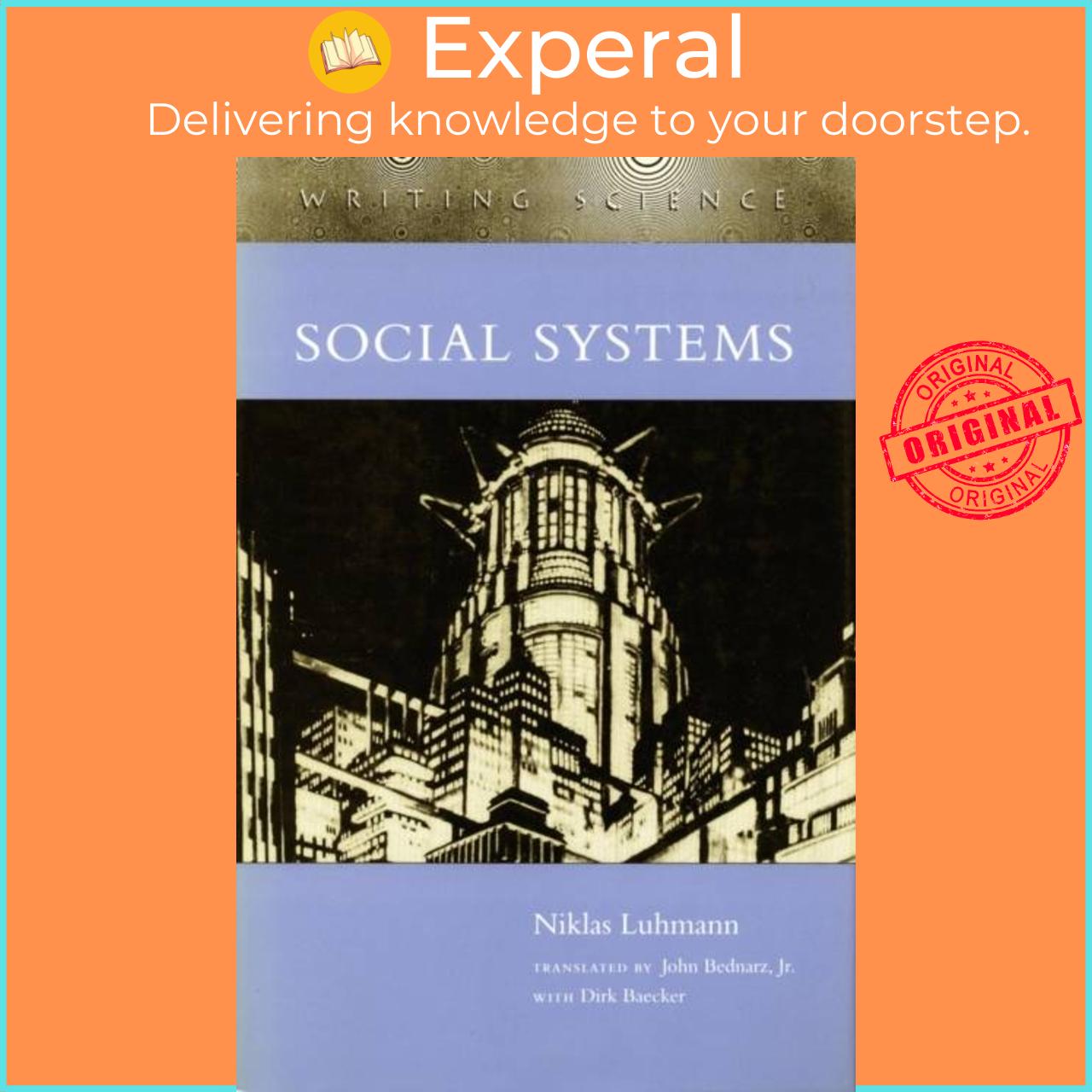 Sách - Social Systems by Dirk Baecker (UK edition, paperback)