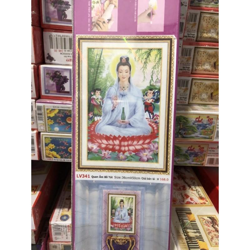 Tranh đính đá phật