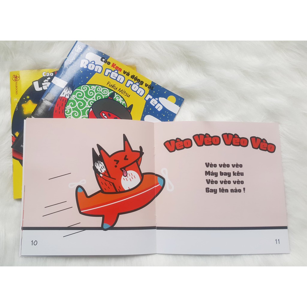 Combo : Sách Ehon - Âm Thanh Cùng Cáo Ken Dành Cho Trẻ Từ 0 - 6 Tuổi