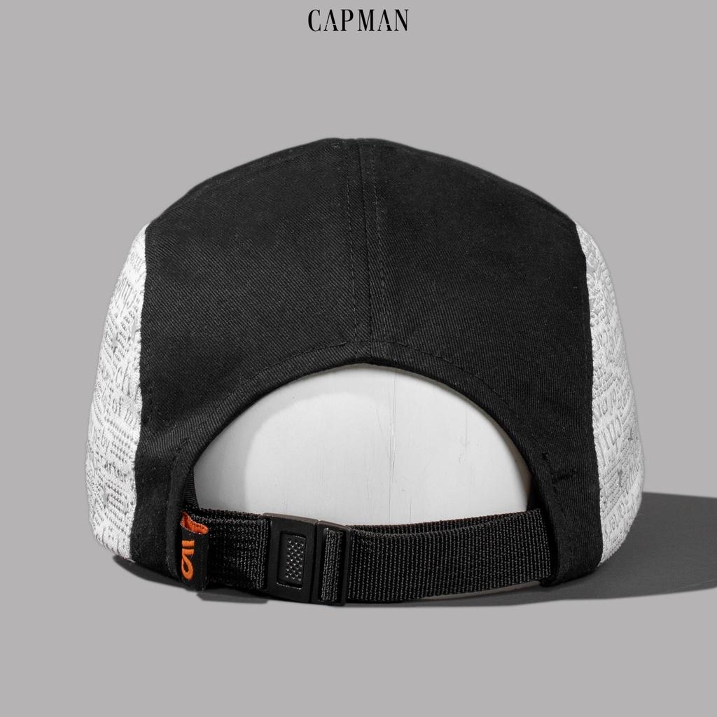 Mũ lưỡi trai thể thao CAPMAN phom 5panel CM132