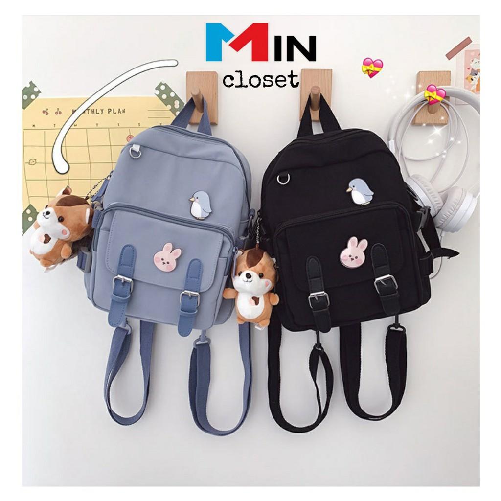Balo Mini + TẶNG STICKER Balo Ulzzang cao cấp Chống Nước - B06