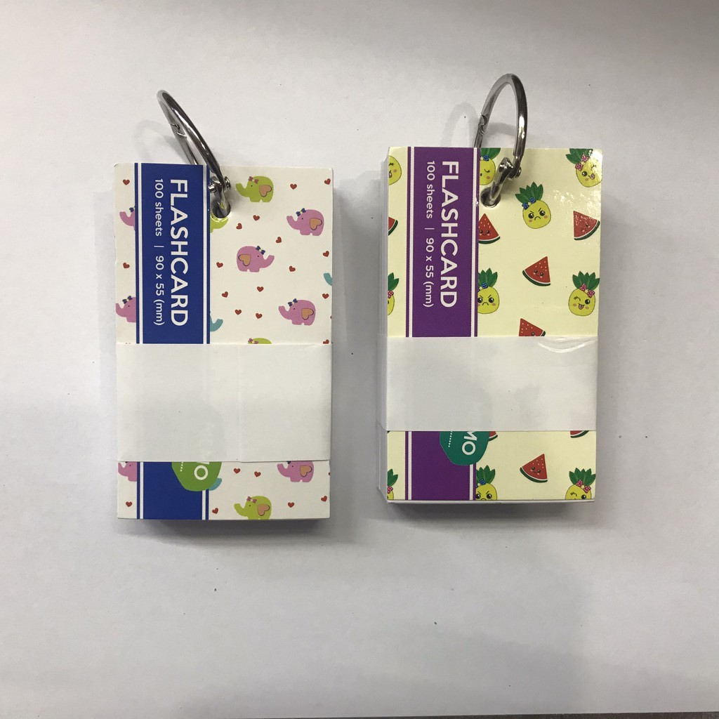 Flashcard Plenty Note 004 100 Tờ để ghi chép khi đang di chuyển hoặc sử dụng làm thẻ nhớ cầm tay
