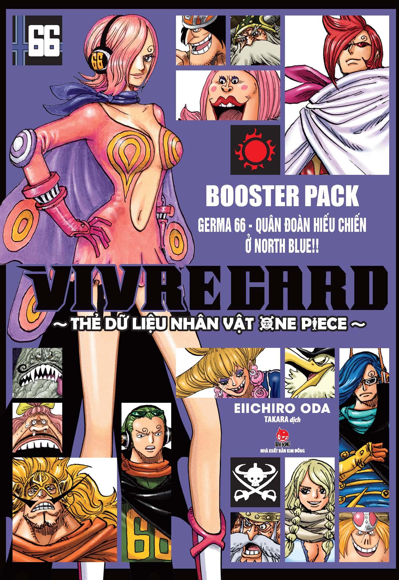Vivre Card - Thẻ Dữ Liệu Nhân Vật One Piece Booster Pack - Germa 66 - Quân Đoàn
Hiếu Chiến Ở North Blue!!