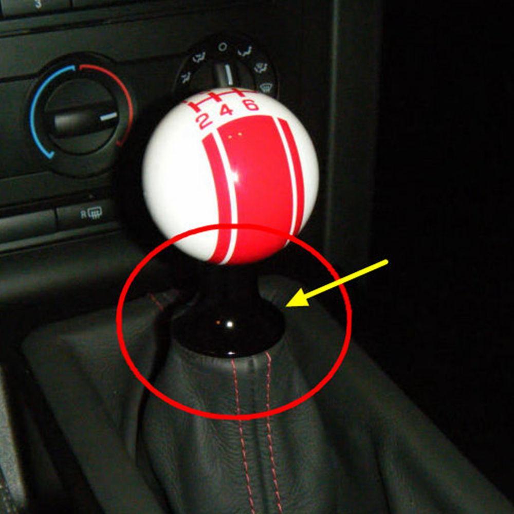 Knob Retainer Adapter for Manual Gear Shifter Lever Black + Multicolor