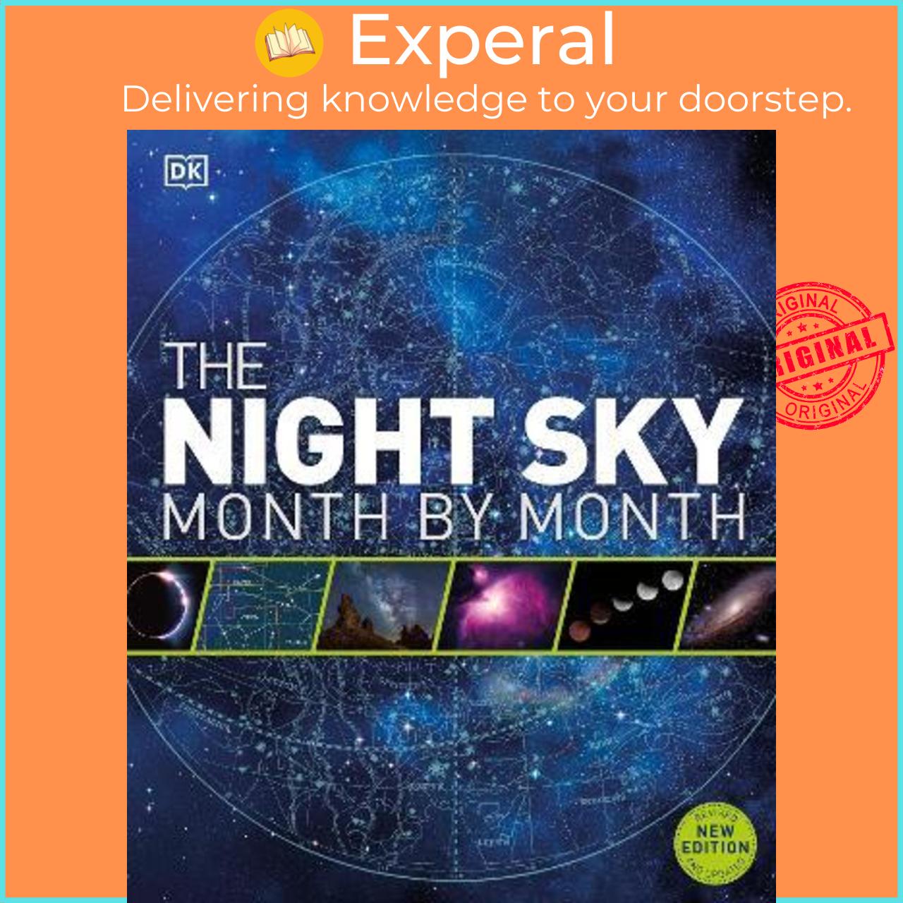 Sách - The Night Sky Month by Month by DK (UK edition, hardcover)