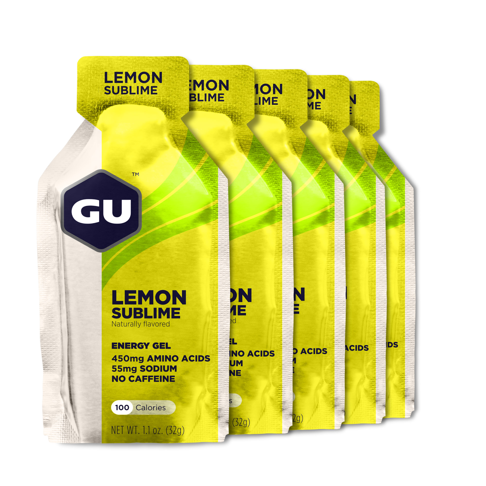 Combo 5 gói Gel năng lượng GU Energy Vị Chanh Lemon Sublime