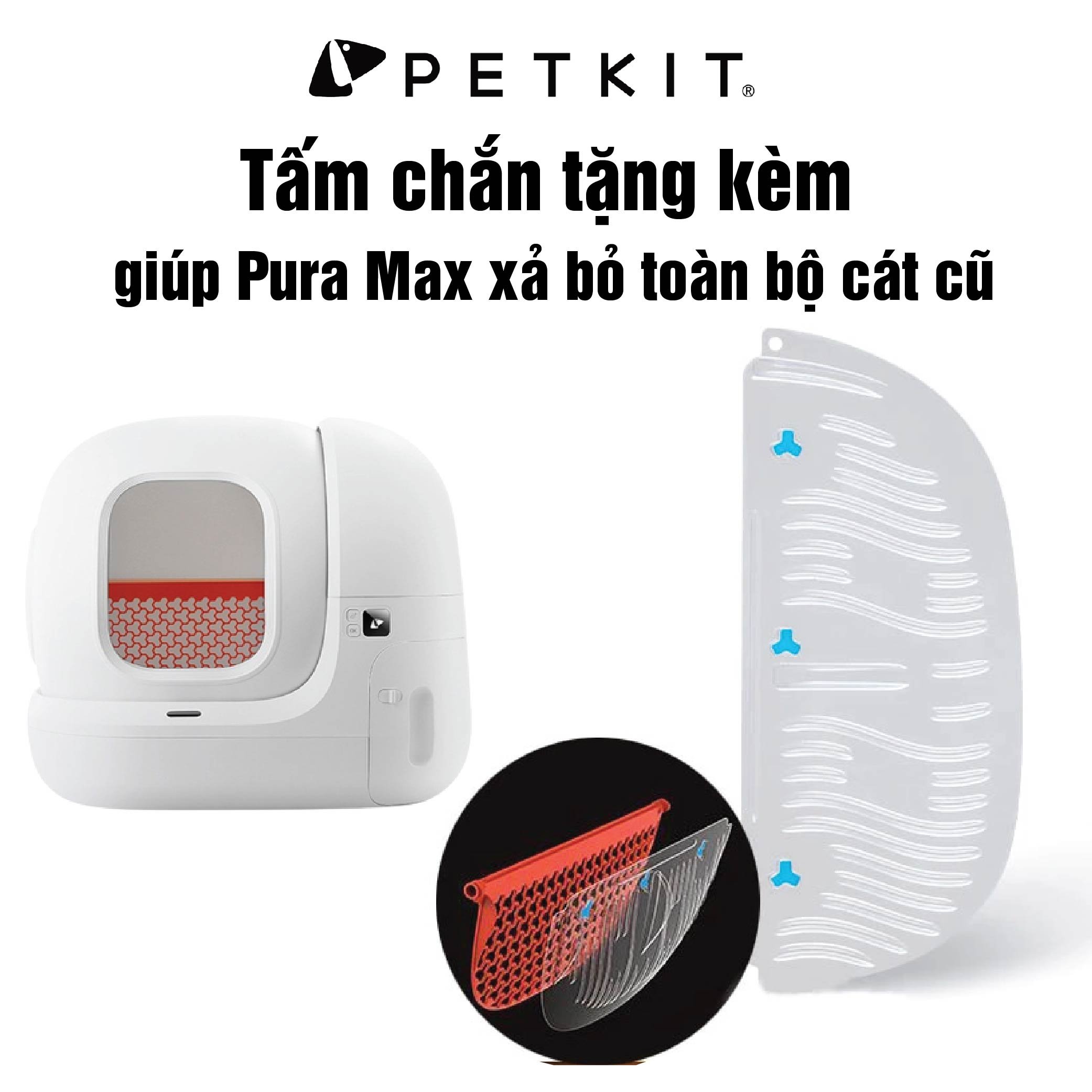 [NEW 2024 - BH 18 THÁNG] Nhà Vệ Sinh Cho Mèo Petkit, Máy Vệ Sinh Tự Động Cho Mèo Pura Max Máy Dọn Phân Mèo