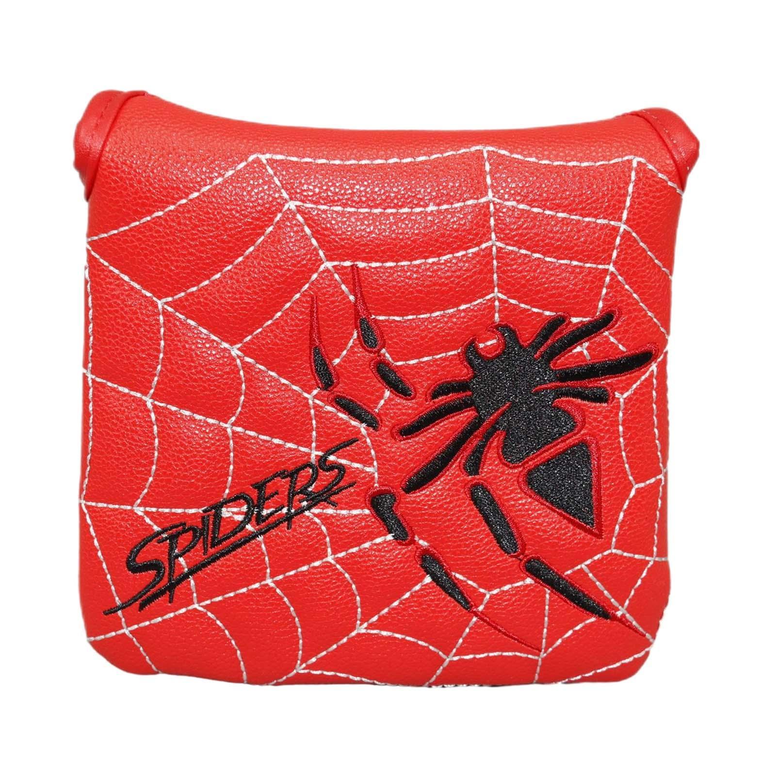 Golf Mallet Putter Head Cover PU Leather Plush Inner Lining Protection Guard