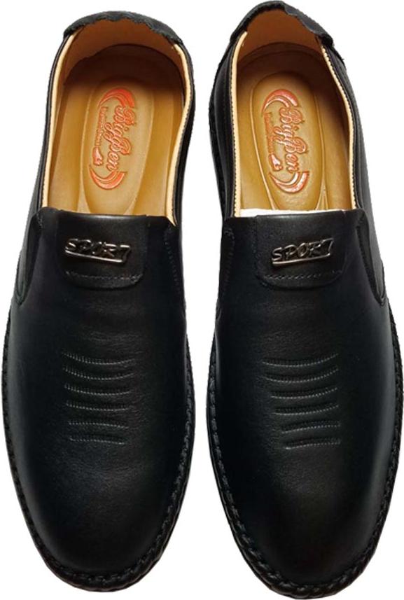 Giày Mọi Nam BIGGBEN Da Bò Thật Cao Cấp GM142