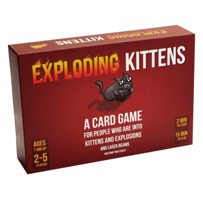 Combo Bài Mèo Nổ Exploding Kittens + 4 Bản Mèo Mở Rộng + Bọc Bài