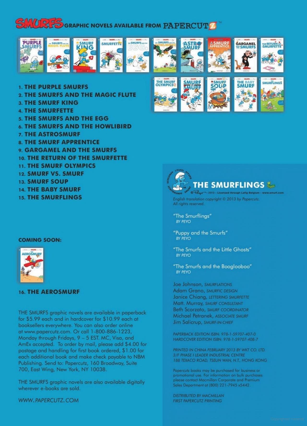 Sách ngoại văn: The Smurfs #15 - The Smurflings