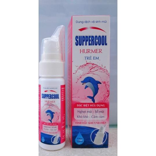 Nước biển sâu SUPPERCOOL Hurmer xịt mũi Người lớn 70ml