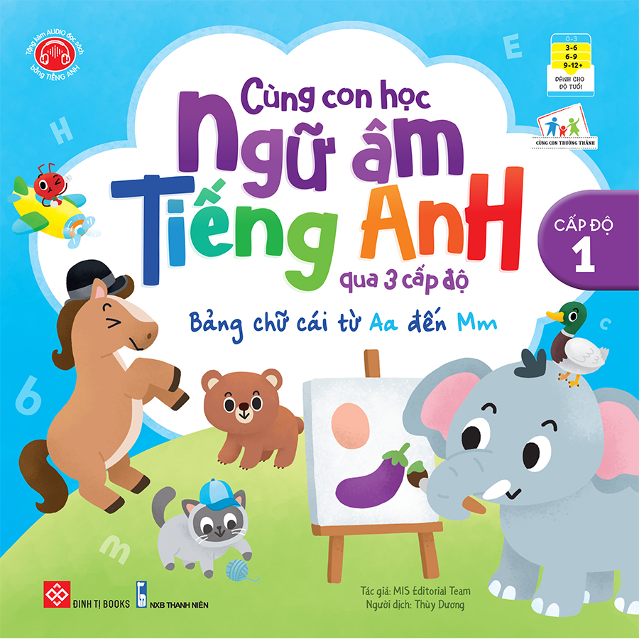 Hình ảnh Cùng Con Học Ngữ Âm Tiếng Anh Qua 3 Cấp Độ - Bảng Chữ Cái Từ Aa Đến Mm