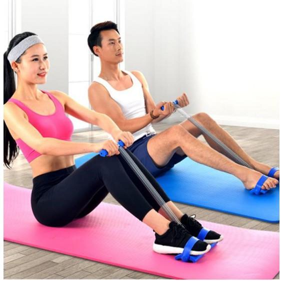 Dây kéo đàn hồi lò xo thép siêu bền Tummy trimmer dụng cụ thể dục tập gym cơ bụng tay eo lưng tại nhà tiện dụng