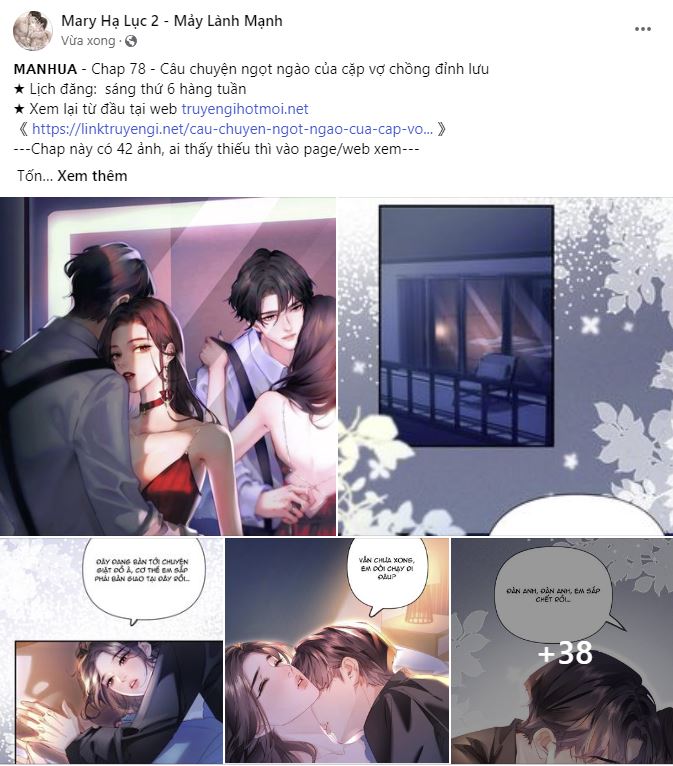 câu chuyện ngọt ngào của cặp vợ chồng đỉnh lưu chapter 78.1 1