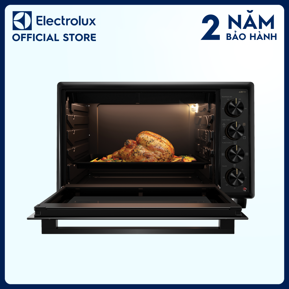 Lò nướng để bàn Electrolux UltimateTaste 700 56L - EOT5622XFG - Chức năng AirFry 4 trong 1 cho món chiên không dầu, quay giòn hoàn hảo