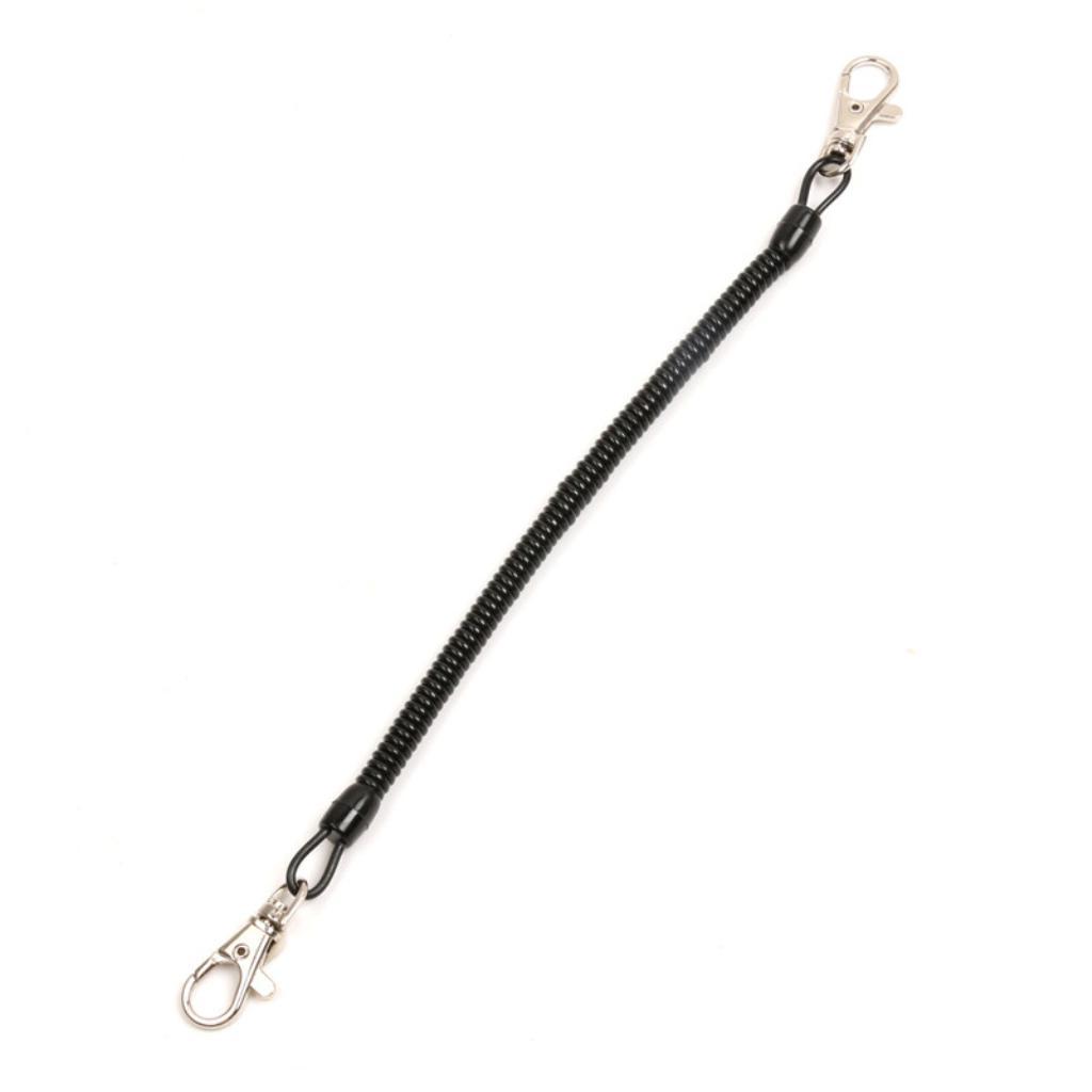 Elastic Fishing Lanyard Quick Release Holder And Mini Pin-on Retractor