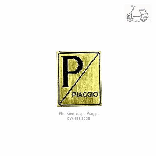 Logo dành cho xe Vespa nhôm CNC Loại Cao Cấp