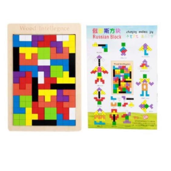 Đồ chơi bảng ghép Tetris thông minh cho bé