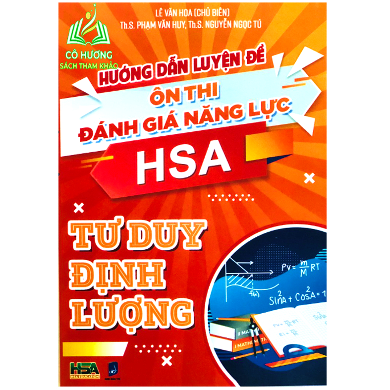 Sách - Hướng dẫn luyện đề ôn thi Đánh giá năng lực - HSA Phần Định tính ( Mới 2023 ) -HSA