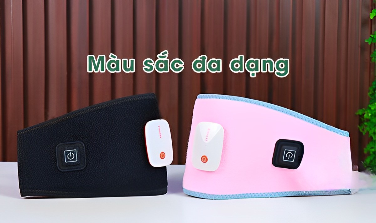 Máy massage bụng,đai massage bụng ,máy matxa đánh tan mỡ bụng,đùi với chế độ rung EMS và nhiệt độ ,hỗ trợ cho chị e giảm đau bụng kinh nguyệt