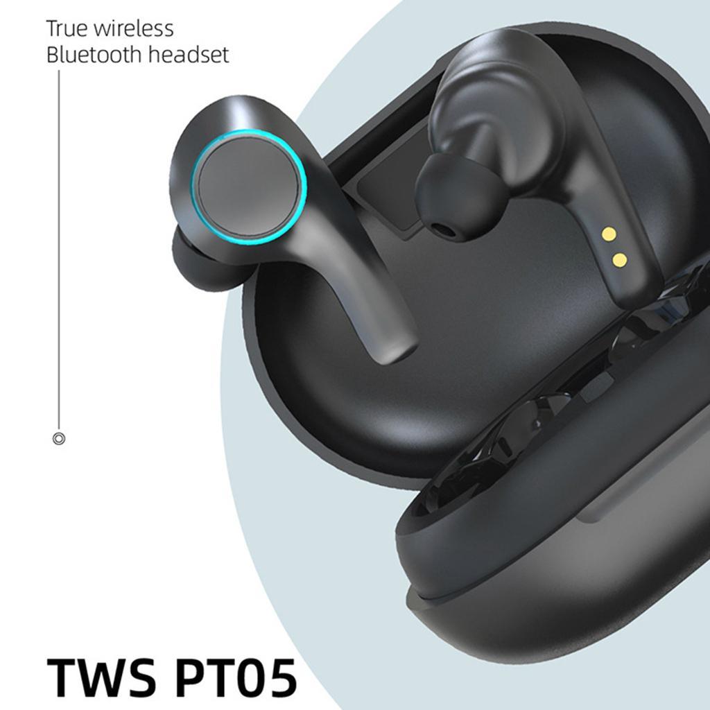 Bluetooth 5.0 Headset Wireless Earphones Mini Earbuds Headphones Black