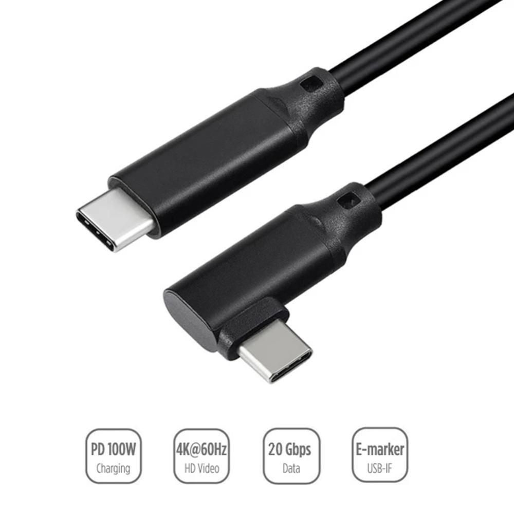 Dây Cáp DIGIFOUNDER 100W PD 5A USB3.2 Type-C 4K @60Hz 20Gbps USB-C Gen 2 Dành Cho Macbook Pro Nintendo Oculus Quest 1 2 VR Thunderbolt3