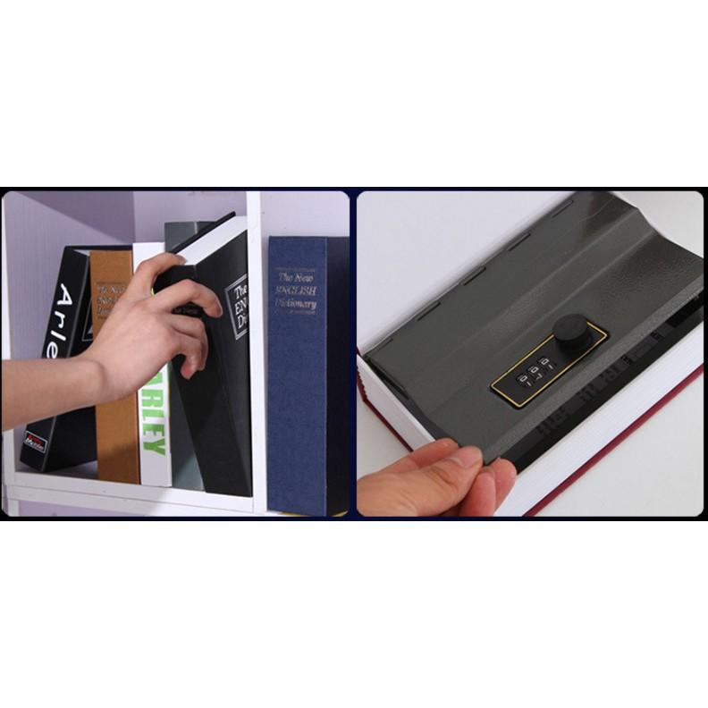 Két sắt mini giả sách, thiết kế độc đáo - Khóa số